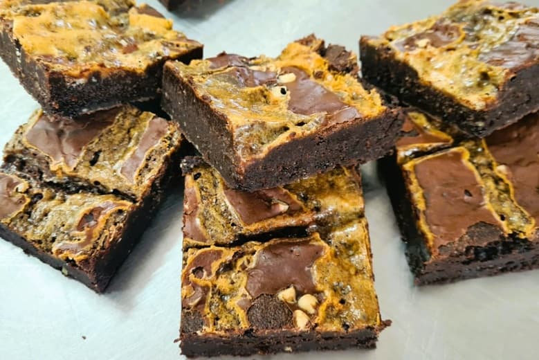 Chocolate Salted Caramel Brownies